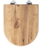 Photo: AQUALINE toilet seat, D-shape, oak