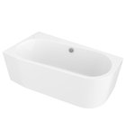 Photo: ASTRA WL MONOLITH wanna asymetryczna 160x85x60cm, biała