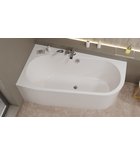 Photo: ASTRA WL MONOLITH asymetrická vana 160x85x60cm, bílá