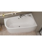 Photo: ASTRA WR MONOLITH asymetrická vana 160x85x60cm, bílá