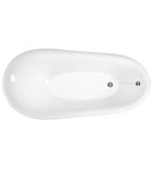 Photo: RETRO freestanding bathtub 168x76,2x70cm, white, white legs