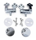 Photo: Metal hinges for toilet seat MDF, Soft Close
