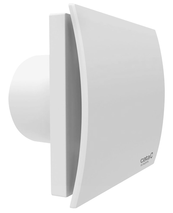 Cata SILENTIS UC TH 10 koupelnový ventilátor axiální s automatem, 8W, potrubí 100mm, bílá 01220200