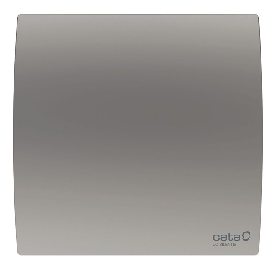 Cata SILENTIS UC 10 koupelnový ventilátor axiální, 8W, potrubí 100mm, stříbrná 01221000