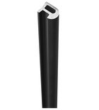 Photo: SPIRIT BLACK bottom rail 1600mm, black matt