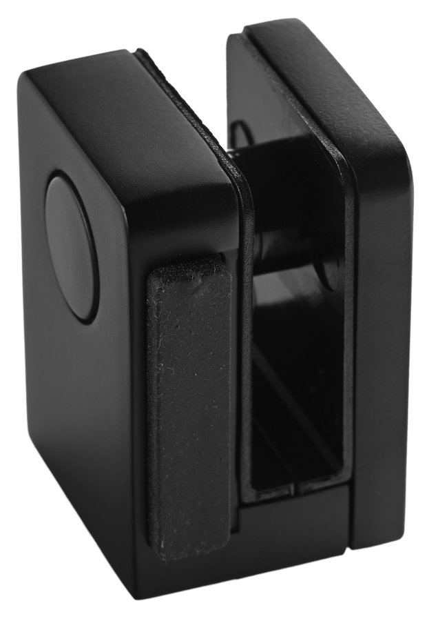 Gelco SPIRIT BLACK úchyt vzpěry na sklo boční stěny , černá mat NDGI29100453B