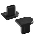 Photo: SPIRIT BLACK bottom rail end cap L/R, black matt