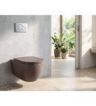 Photo: INFINITY závěsná WC mísa, Rimless, 36,5x53cm, taupe
