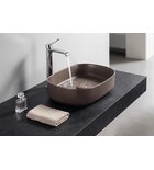 Photo: INFINITY OVAL keramické umyvadlo na desku, 55x36cm, taupe
