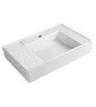 Photo: ARYA ceramic counter top washbasin, 45x65cm, white