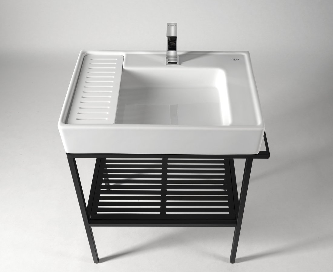CREAVIT ARYA podstavec pod umyvadlo 680x850x450mm, černá AR065-M1