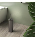 Photo: FLIP Freestanding Toilet Brush/ Holder, gun metal