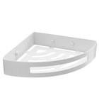 SMART Shower Corner Shelf, 210x45x210mm, white matt Photo: SMART Shower Corner Shelf, 210x45x210mm, white matt
