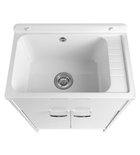 Photo: Plastová výlevka so skrinkou 58x38 cm, vrátane sifónu