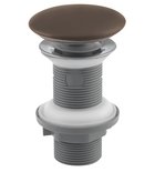 Photo: Umyvadlová výpust 5/4“, click-clack, keramická zátka, 20-70mm, taupe