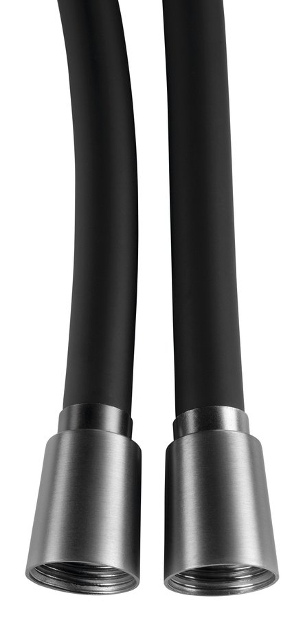 Aqualine NOPEL plastová sprchová hadice, 150cm, černá mat 11076