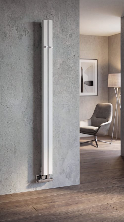 Sapho LETIZIA otopné těleso 90x1800mm, bílá mat IR245W