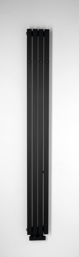 Sapho LETIZIA otopné těleso 190x1800mm, černá mat IR247B