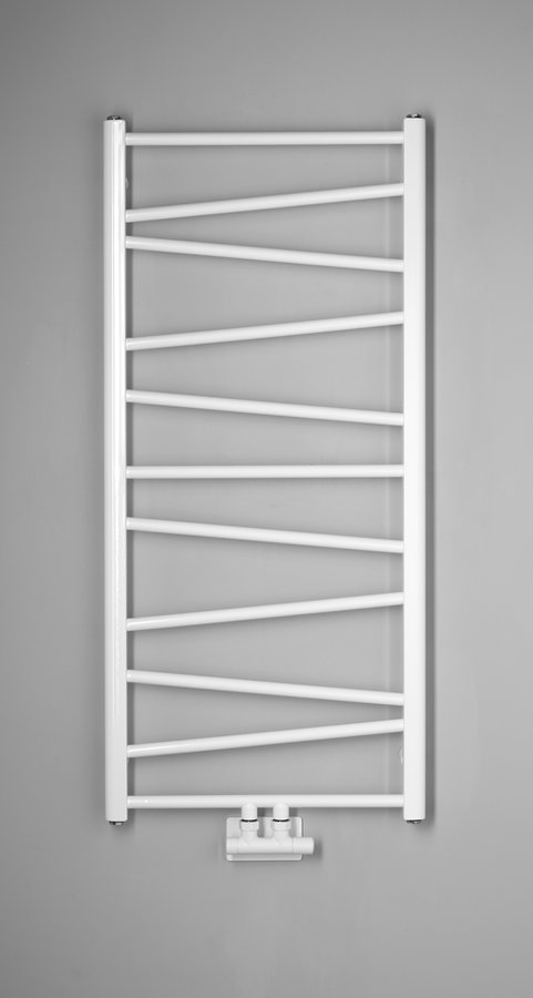 Aqualine ANNALISA otopné těleso 500x1095mm, středové připojení, bílá AN210