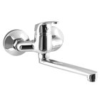 Photo: AQUALINE 35 nástěnná baterie, rozteč 100mm, ramínko ploché 160mm, chrom