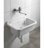 Photo: AQUALINE 35 bateria ścienna, rozstaw 100mm, uchwyt płaski 160mm, chrom