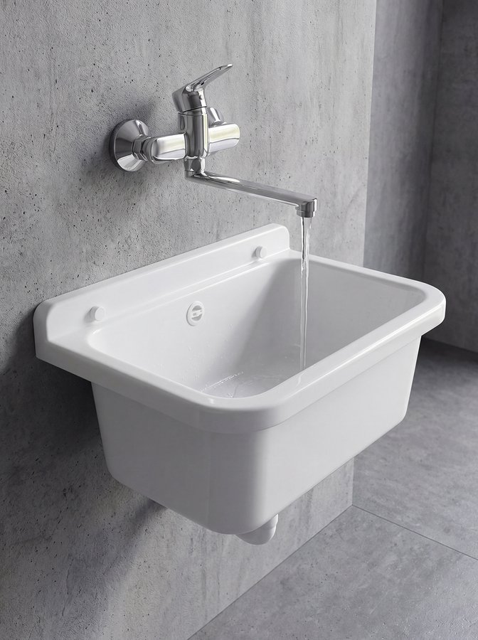 Aqualine LOTTA nástěnná baterie, ramínko ploché 160mm, chrom LT630