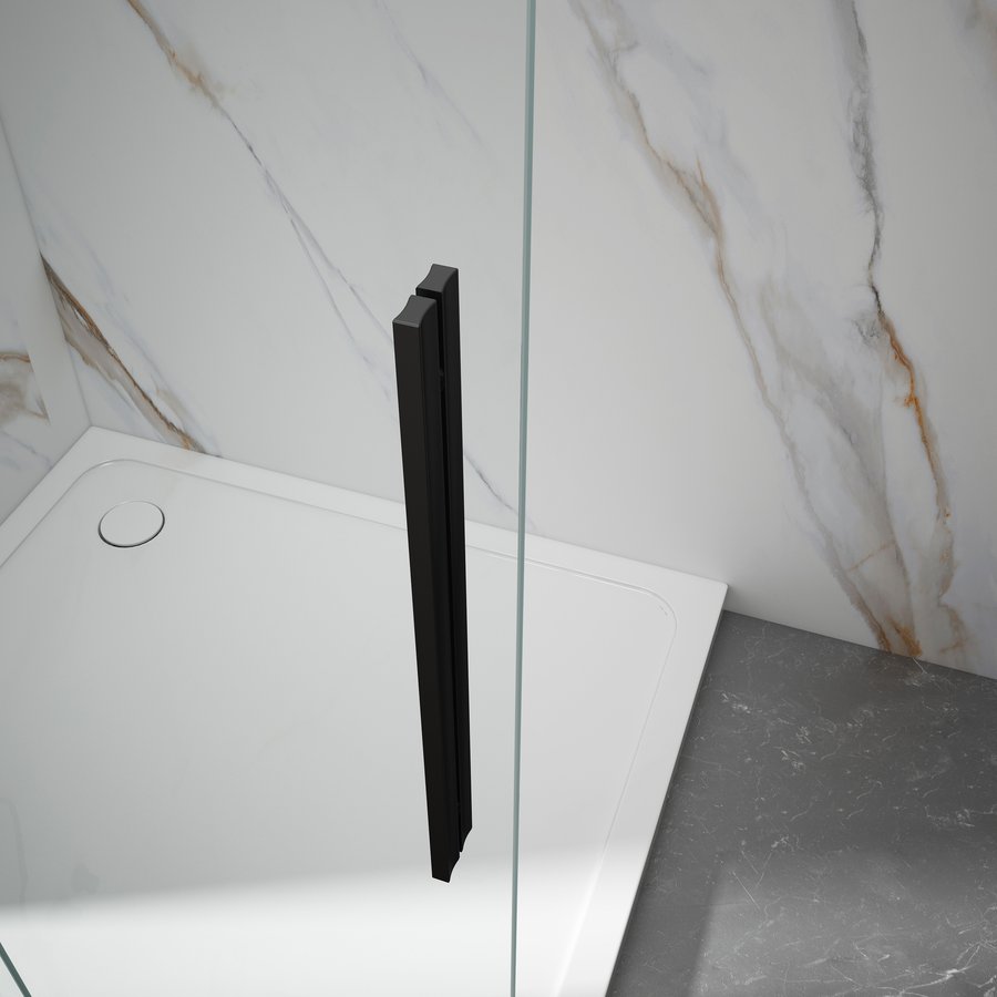 Gelco SPIRIT BLACK obdélníkový sprchový kout 1100x800mm L/P varianta GI1011BGI3580B