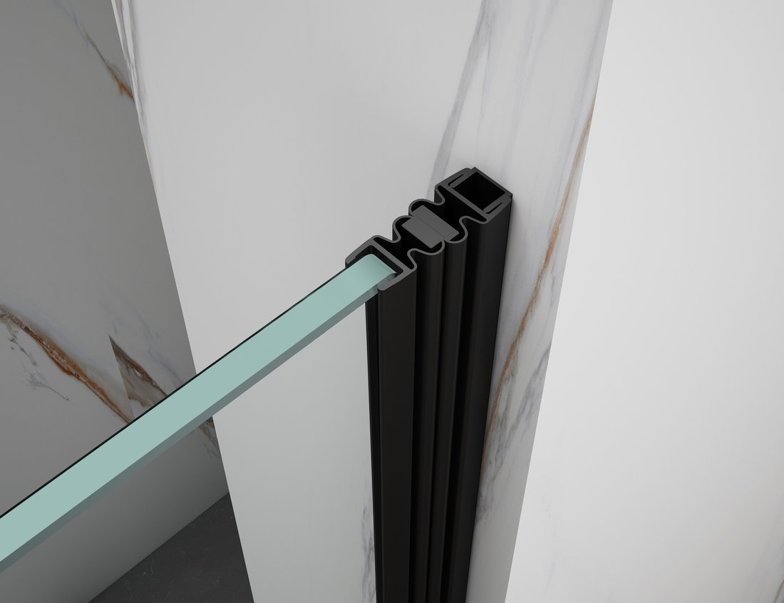 Gelco SPIRIT BLACK obdélníkový sprchový kout 1600x800mm L/P varianta GI1016BGI3580B