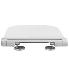 Photo: VEA Slim Toilet Seat, Soft Close, Easy Take, white