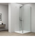 Photo: ESCA CHROME sprchová zástěna, fixní sklo 1000 mm, otočný panel 300 mm