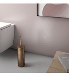 Photo: FLIP Freestanding Toilet Brush/ Holder, coper matt