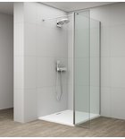 Photo: ESCA CHROME sprchová zástěna, fixní sklo 1200 mm, otočný panel 300 mm