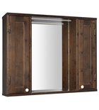 AMBRA galérka s LED osvetlením 100x65x17cm, morený smrek Photo: AMBRA galérka s LED osvetlením 100x65x17cm, morený smrek