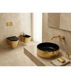 Photo: KUBE X bidet závesný 36x55cm, čierna/zlata