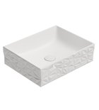 Photo: KUBE X DIAMOND keramické umývadlo na dosku 50x37cm, biela mat
