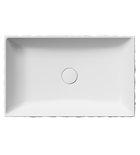 Photo: KUBE X DIAMOND counter top ceramic washbasin 60x37cm, white matt