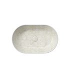 Photo: ALTACERAMICA ceramic counter top washbasin, 60x37cm, oval, marble/beige matt