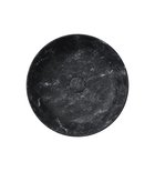 Photo: ALTACERAMICA ceramic counter top washbasin, dia. 45cm marble/black matt