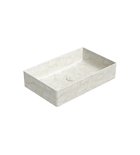 Photo: ALTACERAMICA ceramic counter top washbasin, 60x37cm, marble/beige matt