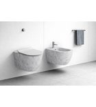 Photo: ALTACERAMICA závěsná WC mísa, Swirlflush, 36x55cm, mramor/bílá mat