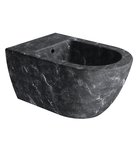 Photo: ALTACERAMICA wall hung bidet 36x55cm, marble/black matt