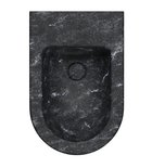 Photo: ALTACERAMICA wall hung bidet 36x55cm, marble/black matt