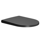 Photo: ALTACERAMICA Toilet seat, Soft Close, Quick Release, black matt