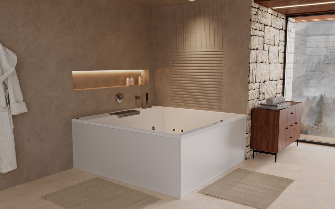 Polysan UNIVERSAL rohový panel 180x120x64cm, L/R 35356