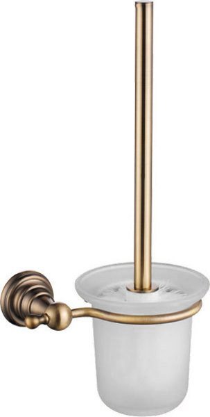 DIAMOND WC štětka závěsná, mléčné sklo, bronz 1318-08