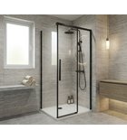 Photo: LUXOR BLACK čtvercový sprchový kout 1000x1000mm L/P varianta