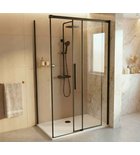 Photo: LUXOR BLACK obdélníkový sprchový kout 1200x1000mm L/P varianta