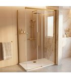 Photo: LUXOR GOLD MATT obdélníkový sprchový kout 1400x800mm L/P varianta