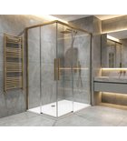 Photo: LUXOR GOLD MATT obdélníkový sprchový kout 1000x900mm L/P varianta, rohový vstup