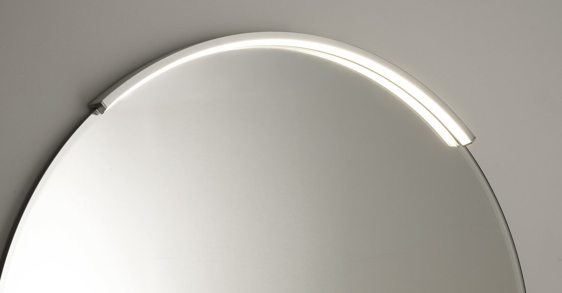 Sapho MOON LED svítidlo 7,5W, 230V, 502x12x22mm, R350mm, chrom SL-2211/70